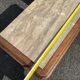 Pair of antique oak bedside tables - Art Deco style with tops