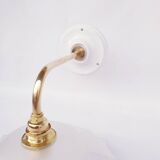 Art Deco swan neck wall lights