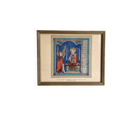 Cadre ancien recomposé - La Vierge et l’Enfant