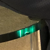 Paolo Piva's Italian leather sofa with rotating round glass shelves, 1980