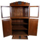 Former Art Deco radio furniture in Burmese teak