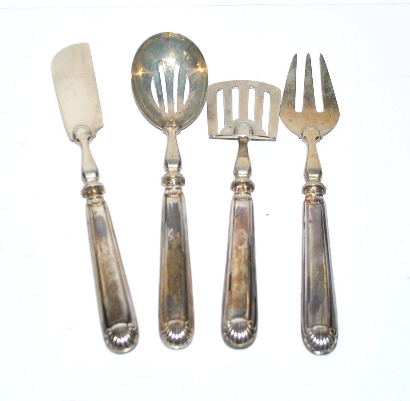 Mignardise cutlery – Minerva silver hors d'oeuvre service 1920 art deco