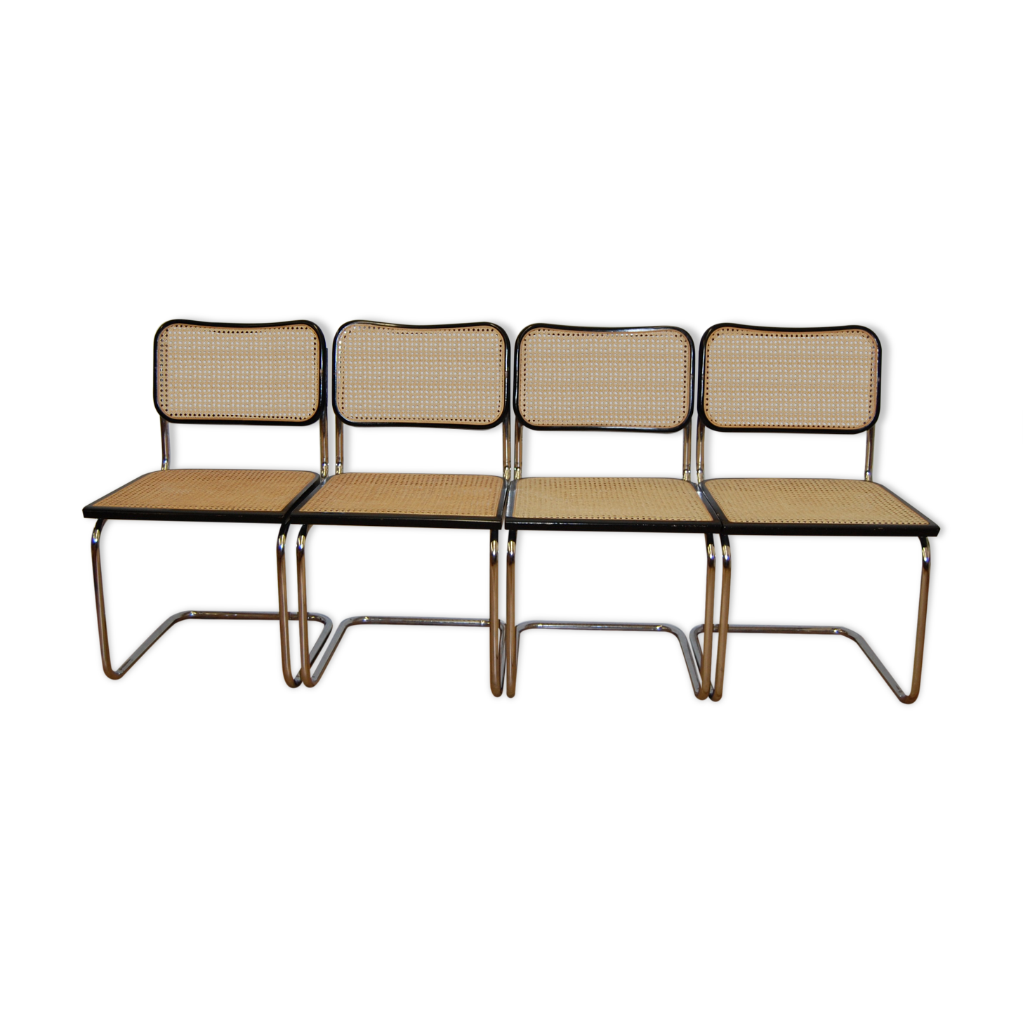 Chairs cannage Marcel Breuer model b32