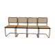 Chairs cannage Marcel Breuer model b32