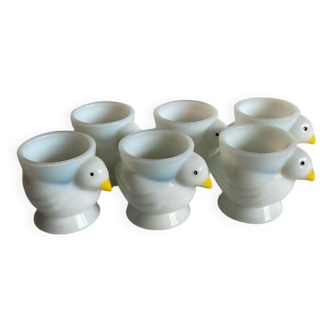 6 coquetiers poussins Opalex