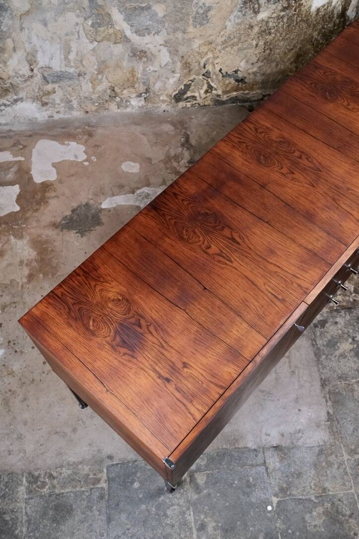 Rosewood sideboard 816 by Alain Richard for Meubles TV, France, 1960