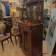 Small mahogany cabinet from the Napoleon III period, in its original 19th-century condition.