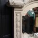 Mirror trumeau 1900 patina shabby chic gustavien ice 160 x 97