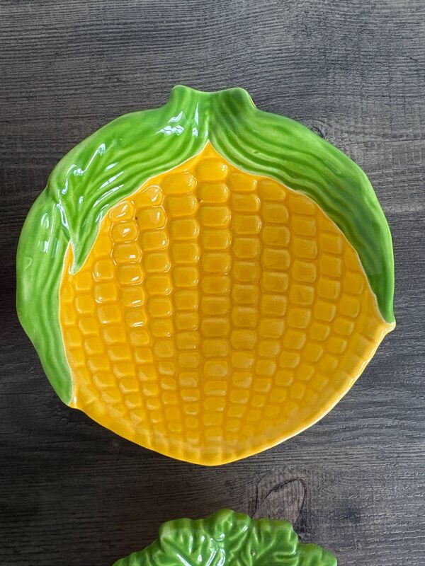 Bols vintage Made in Japan – céramique figurative légumes, esprit pop