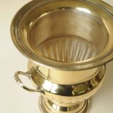 Champagne Bucket on Stand in Brass Médicis Vase Design