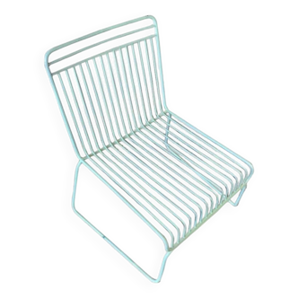 Outdoor or indoor wrought iron armchair