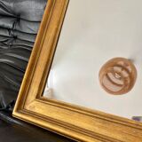 Antique gilded wood mirror 50x60cm