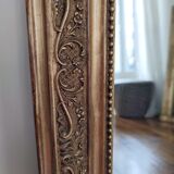 Ancient mirror with golden pediment - 117x76cm