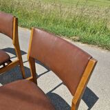 Set of 4 vintage Scandinavian chairs
