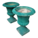 Paire de vases Médicis en pierre reconstituée, 1950s