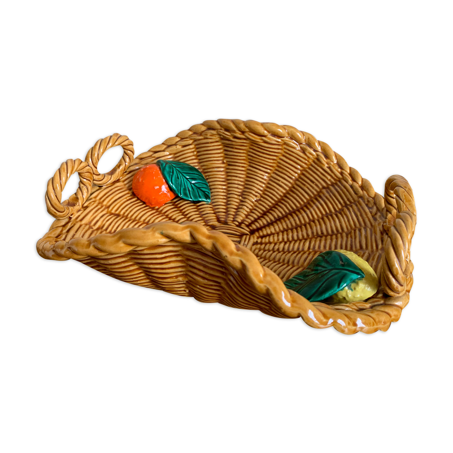 Large dish dabbling Vallauris