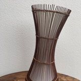 Vintage wicker lamp