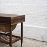 Table de couture en palissandre Ejvind A. Johansson
