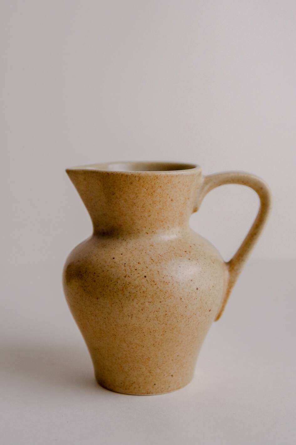 Small Spotted Stoneware Milk Jug