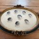 Oval frame XIXth portraits of a woman