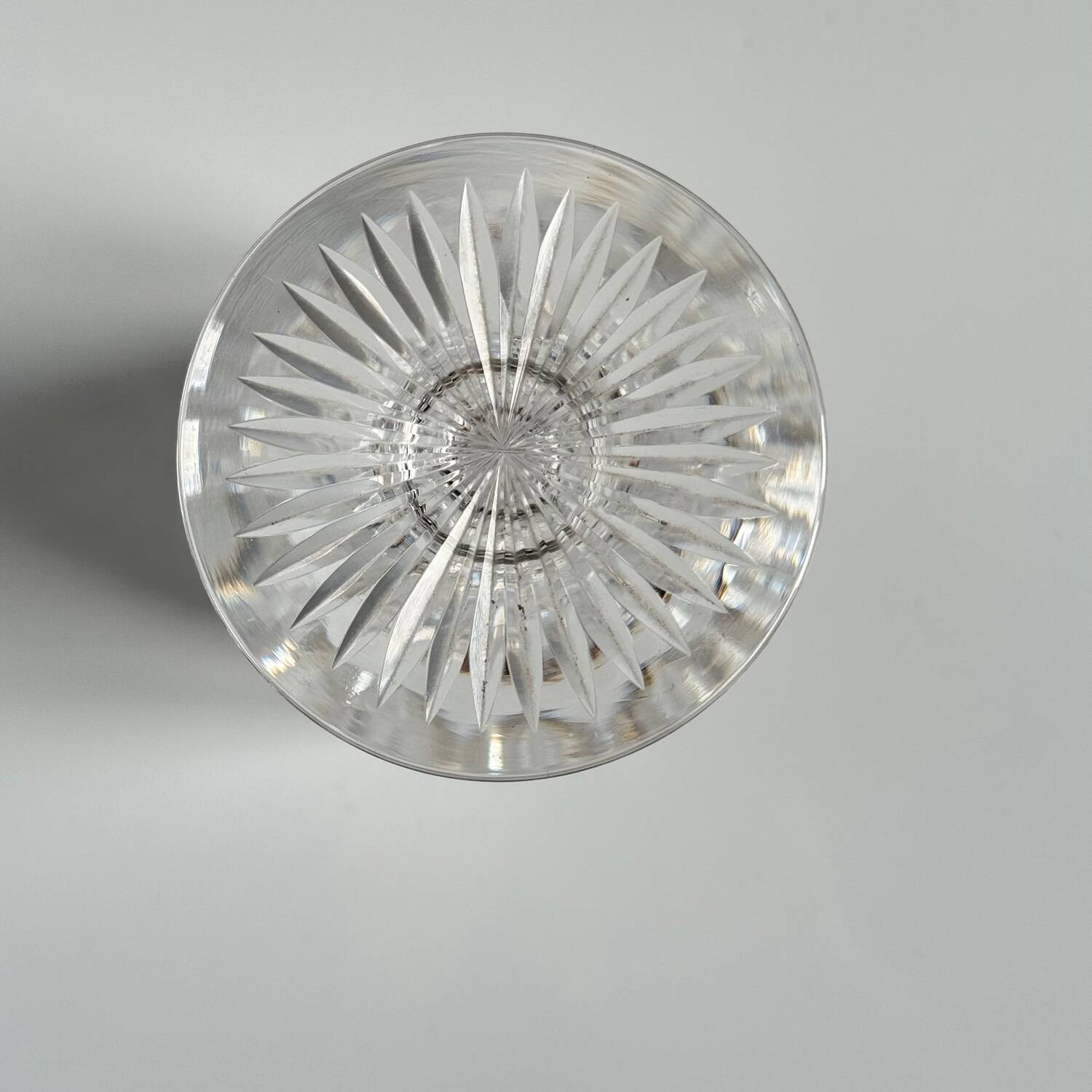 4 Saint-Louis crystal water glasses | Gavarni model | Early 20th century