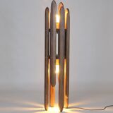 Mid-Century Modern Collectible Design Museum Quality Solid Wood Floor Lamp