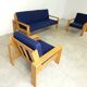 Vintage scandinavian sofa set, 1970s