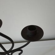 Raw wrought iron chandelier