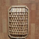 Set of 2 woven wicker baskets