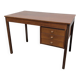 Bureau scandinave poignées dorées