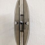 Italian wall lamp in smoked glass from the 60s/70s