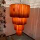 Extra Large Tube Tronchi Chandelier 21 Lights