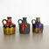 Ensemble de 3 vases original 1970 par Marei Ceramics Allemagne