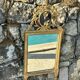 Trumeau mirror "To the Birds" in Louis XVI style, 19th century.