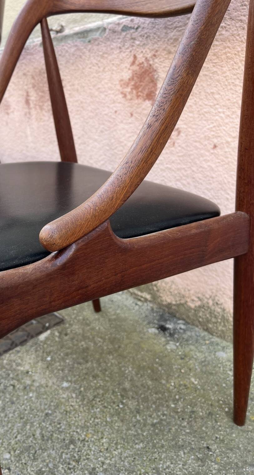 Chaise danoise en teck de Johannes Andersen