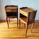 Paire de tables de chevet en bois style Louis XV