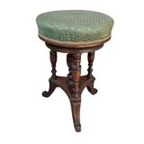 Sgabello a vite da Pianoforte Antico in Noce Inizio '900