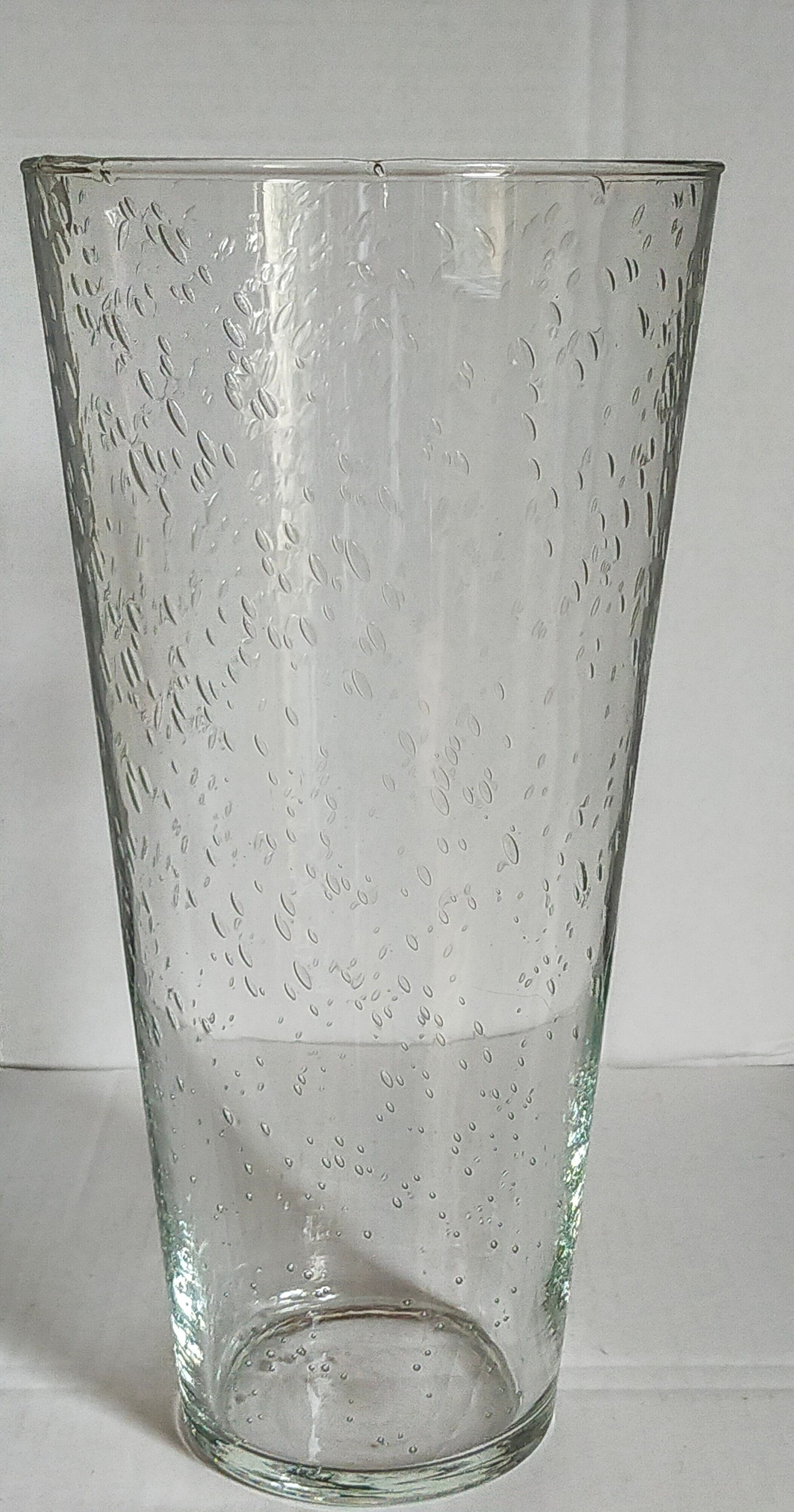 Vintage blown glass glass vase
