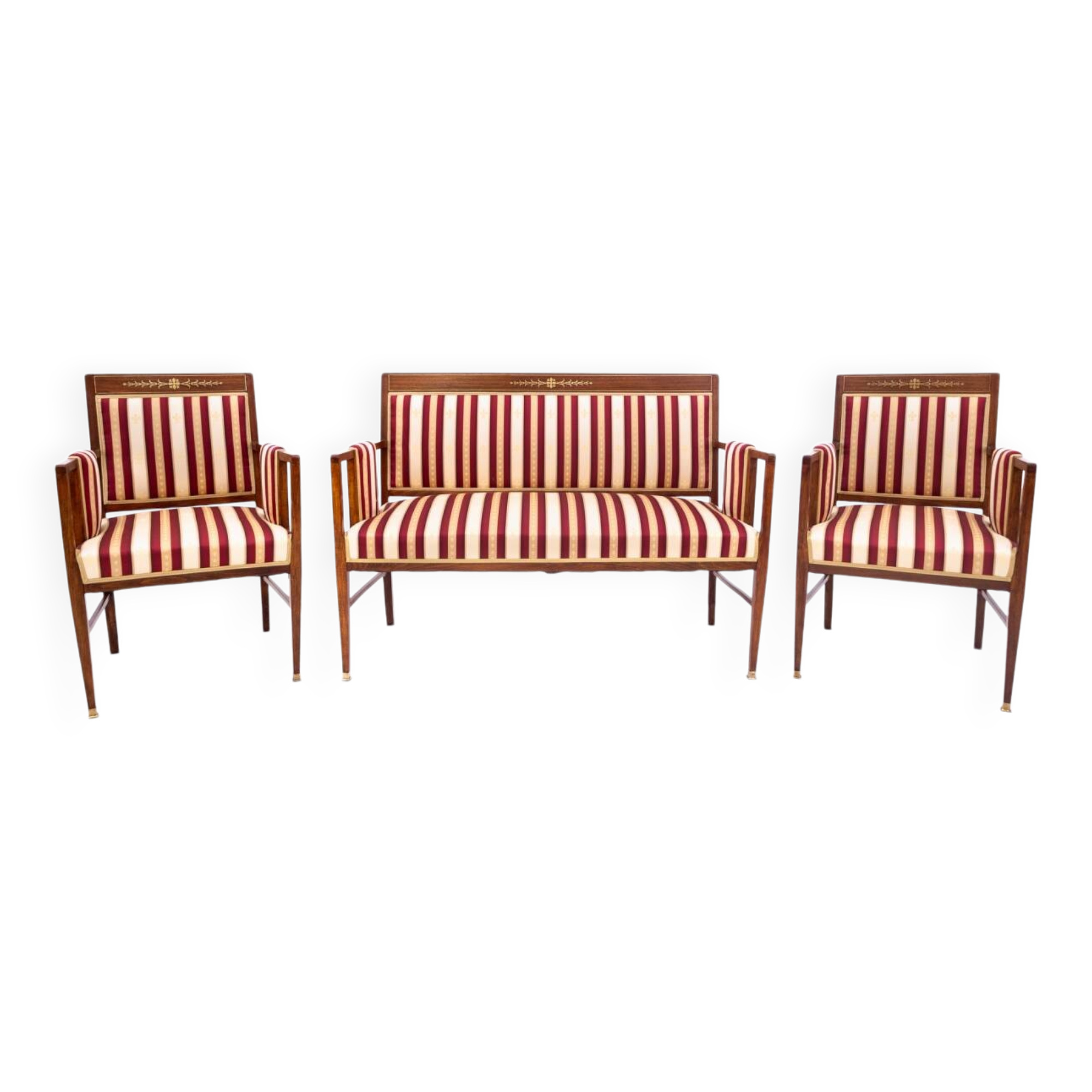 Antique living room set from the end of the 19th century.