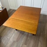 Square teak dining table 4-6 seats