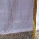 Brass bow firewall and metal mesh