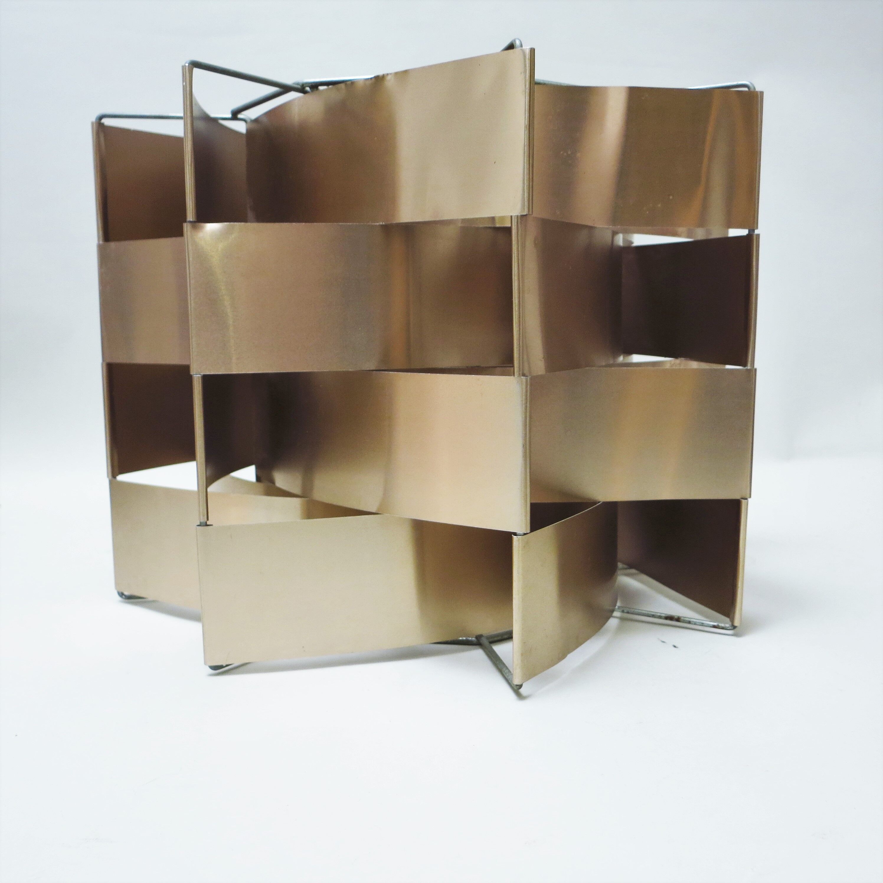 Copper hanging lamp by Max Sauze 70