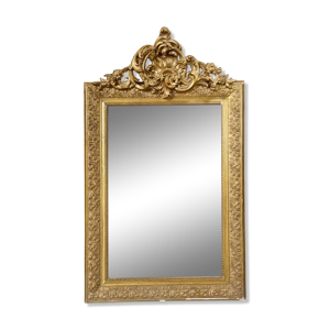 Miroir trumeau doré