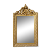 Golden trumeau mirror