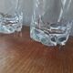 Pair of Bleneau whisky glasses signed Daum France