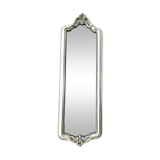 Antique rectangular vintage silver mirror 71x24