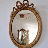 Old oval mirror