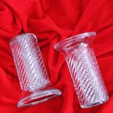 Set of 2 glass containers