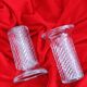 Set of 2 glass containers