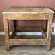 Small workbench made of solid oak